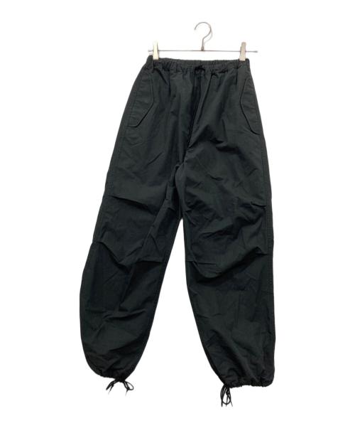 FRAMeWORK（フレームワーク）FRAMeWORK (フレームワーク) コットンナイロンミリタリーパンツ ブラック サイズ:36の古着・服飾アイテム