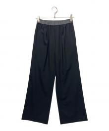 emmi（エミ）の古着「ジャガードゴムタックパンツ」｜ブラック