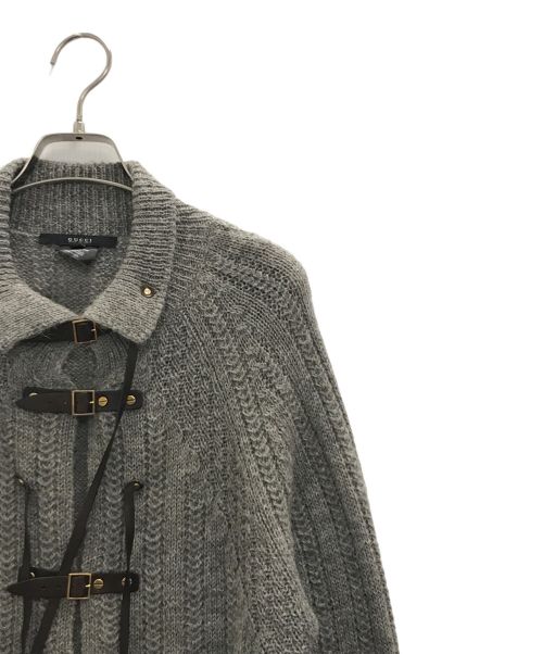 GUCCI（グッチ）GUCCI (グッチ) アルパカウールニット グレー サイズ:Mの古着・服飾アイテム
