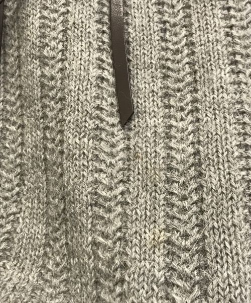 GUCCI（グッチ）GUCCI (グッチ) アルパカウールニット グレー サイズ:Mの古着・服飾アイテム