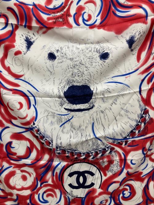 CHANEL（シャネル）CHANEL (シャネル) スカーフ オフホワイトの古着・服飾アイテム