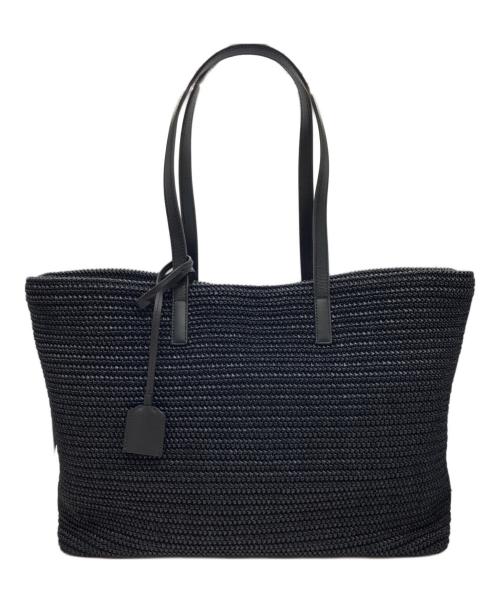 Saint Laurent Paris（サンローランパリ）Saint Laurent Paris (サンローランパリ) ラフィアショッピングバッグの古着・服飾アイテム