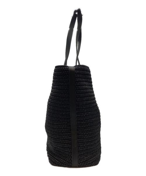 Saint Laurent Paris（サンローランパリ）Saint Laurent Paris (サンローランパリ) ラフィアショッピングバッグの古着・服飾アイテム