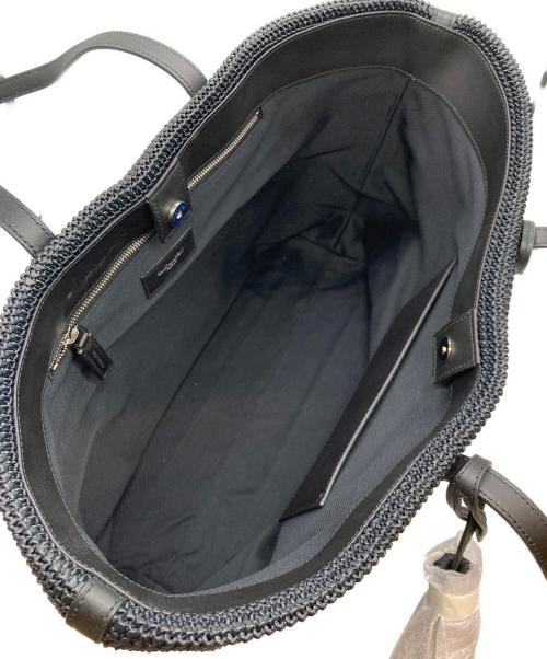 Saint Laurent Paris（サンローランパリ）Saint Laurent Paris (サンローランパリ) ラフィアショッピングバッグの古着・服飾アイテム