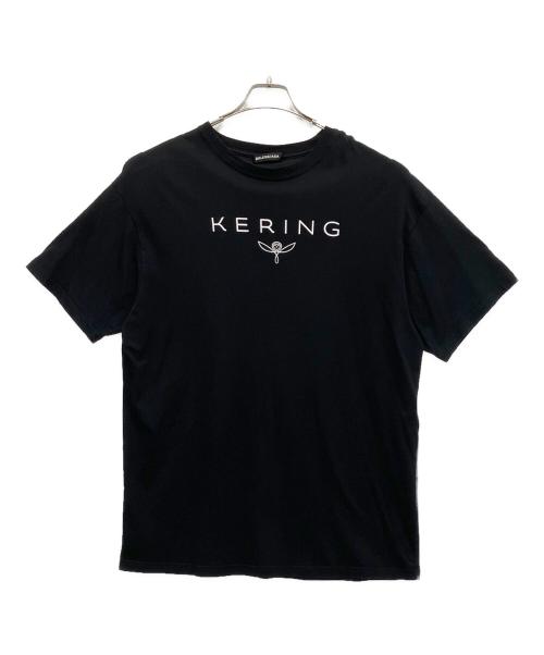 BALENCIAGA（バレンシアガ）BALENCIAGA (バレンシアガ) ケリングロゴオーバーサイズTシャツ ブラック サイズ:Sの古着・服飾アイテム