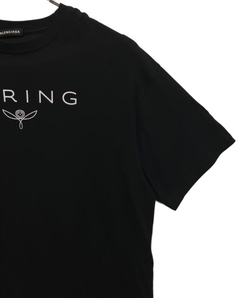 BALENCIAGA（バレンシアガ）BALENCIAGA (バレンシアガ) ケリングロゴオーバーサイズTシャツ ブラック サイズ:Sの古着・服飾アイテム