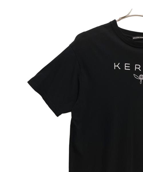 BALENCIAGA（バレンシアガ）BALENCIAGA (バレンシアガ) ケリングロゴオーバーサイズTシャツ ブラック サイズ:Sの古着・服飾アイテム