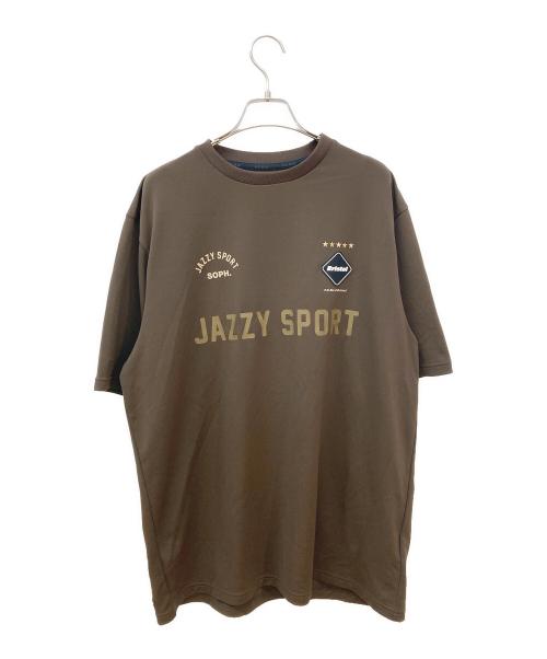 F.C.R.B.（エフシーレアルブリストル）F.C.R.B. (エフシーレアルブリストル) JAZZY SPORT S S GAME SHIRT ブラウン サイズ:Mの古着・服飾アイテム