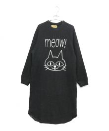Hysteric Glamour（ヒステリックグラマー）の古着「MEOW ワンピース」｜ブラック