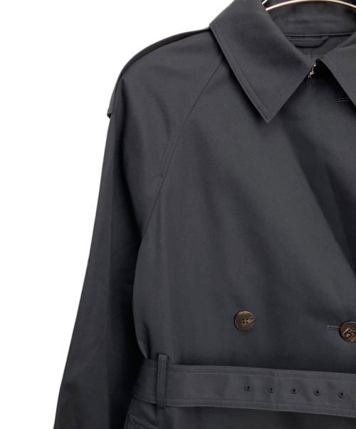 theory（セオリー）theory (セオリー) トレンチコート ブラック サイズ:Mの古着・服飾アイテム