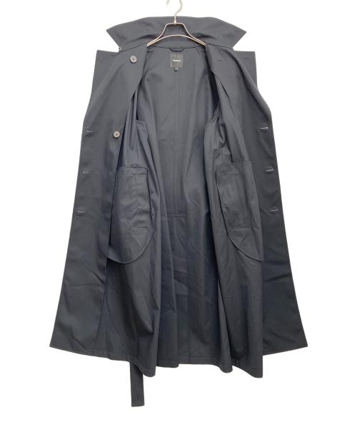 theory（セオリー）theory (セオリー) トレンチコート ブラック サイズ:Mの古着・服飾アイテム