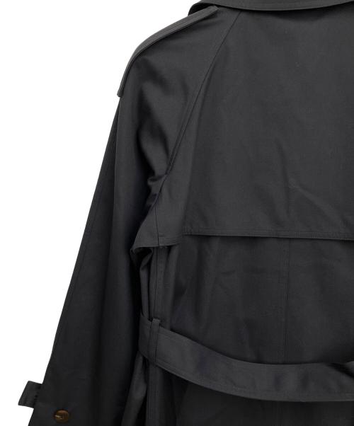 theory（セオリー）theory (セオリー) トレンチコート ブラック サイズ:Mの古着・服飾アイテム
