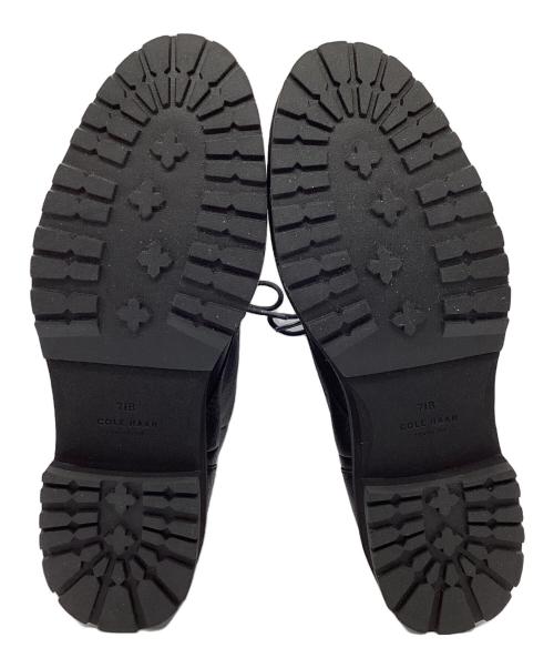 COLE HAAN（コールハーン）COLE HAAN (コールハーン) グリニッジ レースアップ ブーティー レースアップブーツ ブラック サイズ:7 1/2の古着・服飾アイテム