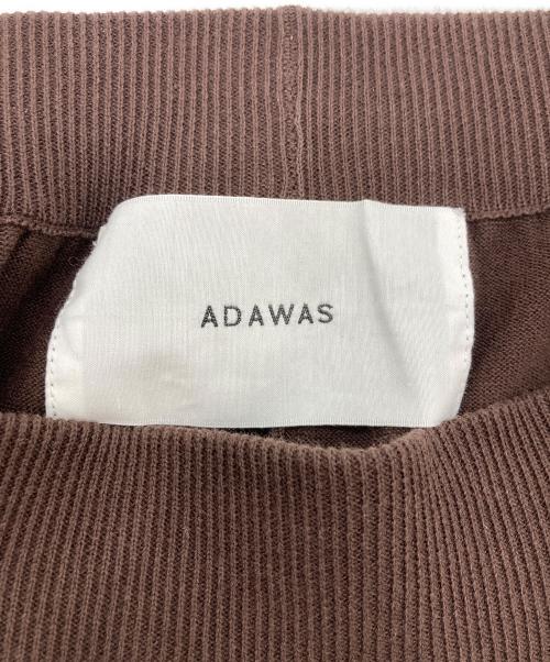 ADAWAS（アダワス）ADAWAS (アダワス) DEUXIEME CLASSE (ドゥーズィエム クラス) COMPACT COTTON TUBEROMPERS ブラウン サイズ:38の古着・服飾アイテム