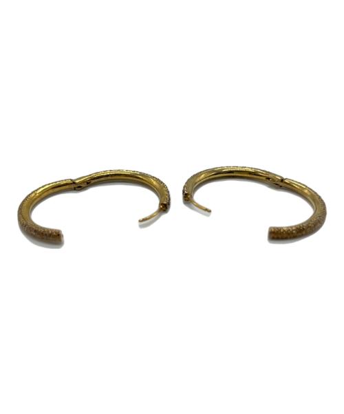 AYAMI jewelry（アヤミ ジュエリー）AYAMI jewelry (アヤミ ジュエリー) Pave Hoop Earrings ゴールドの古着・服飾アイテム