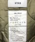 中古・古着 HYKE (ハイク) M-65TYPE FIELD COAT オリーブ サイズ:２：35000円