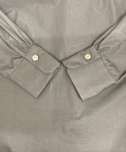 THIRD MAGAZINE（サードマガジン）THIRD MAGAZINE (サードマガジン) フリル長袖ブラウス ブラック サイズ:9の古着・服飾アイテム