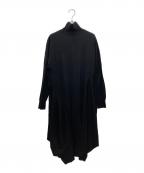 nagonstansナゴンスタンス）の古着「ニットワンピース」｜ブラック