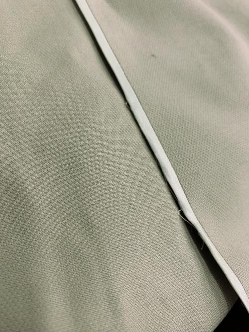 BLAMINK（ブラミンク）BLAMINK (ブラミンク) コットンクルーネックショートスリーブコート グリーン サイズ:36の古着・服飾アイテム