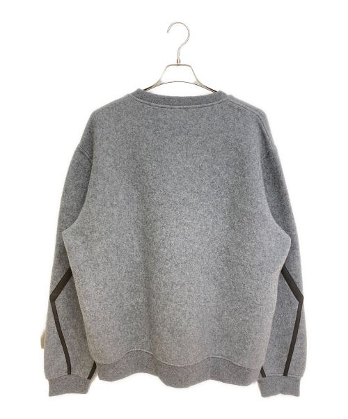 HERMES（エルメス）HERMES (エルメス) Crewneck sweater with pocket detail グレー サイズ:XXLの古着・服飾アイテム