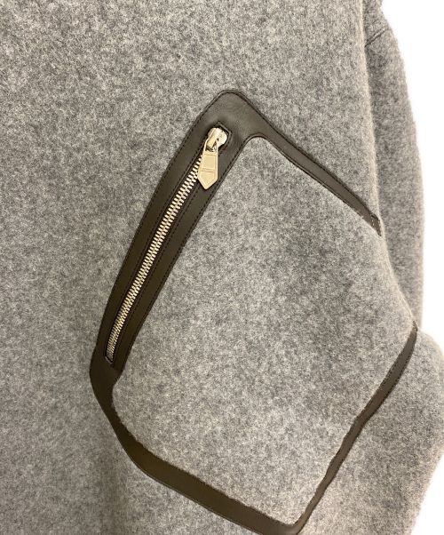 HERMES（エルメス）HERMES (エルメス) Crewneck sweater with pocket detail グレー サイズ:XXLの古着・服飾アイテム