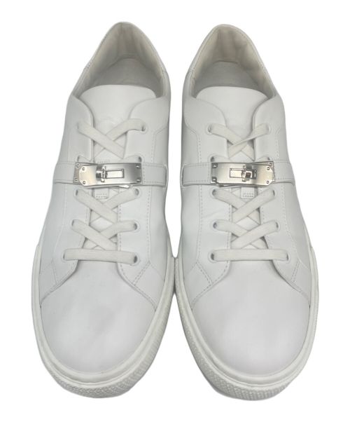 HERMES（エルメス）HERMES (エルメス) スニーカー 《デイ》 ホワイト サイズ:44の古着・服飾アイテム