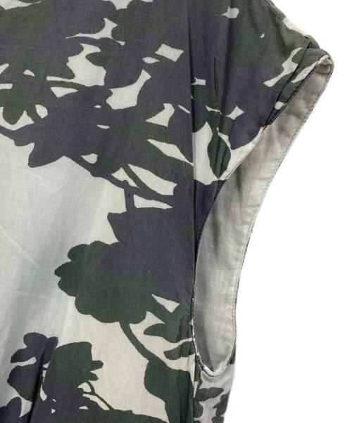 ne quittez pas（ヌキテパ）ne quittez pas (ヌキテパ) シャドーボタニカルプリントワンピース ライトブルー サイズ:FREEの古着・服飾アイテム