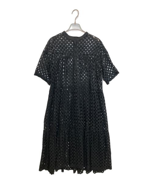 ne quittez pas（ヌキテパ）ne quittez pas (ヌキテパ) ティアードワンピース ブラック サイズ:-の古着・服飾アイテム