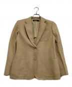 LAUREN RALPH LAURENローレンラルフローレン）の古着「リネンブレンドジャケット」｜ベージュ