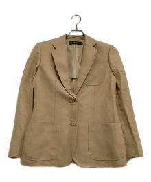 LAUREN RALPH LAUREN（ローレンラルフローレン）の古着「リネンブレンドジャケット」｜ベージュ
