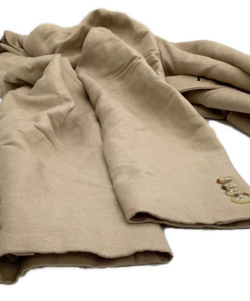 LAUREN RALPH LAUREN（ローレンラルフローレン）LAUREN RALPH LAUREN (ローレンラルフローレン) リネンブレンドジャケット ベージュ サイズ:2の古着・服飾アイテム