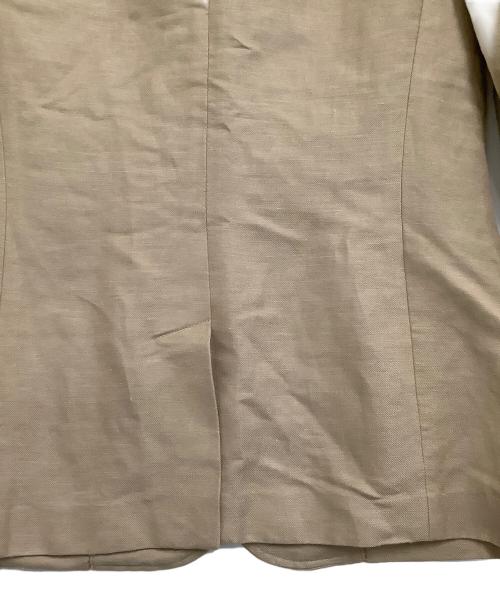 LAUREN RALPH LAUREN（ローレンラルフローレン）LAUREN RALPH LAUREN (ローレンラルフローレン) リネンブレンドジャケット ベージュ サイズ:2の古着・服飾アイテム