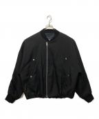 JIL SANDERジルサンダー）の古着「ボンバージャケット」｜ブラック