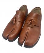 Maison Margielaメゾンマルジェラ）の古着「Tabi タッセルローファー」｜ブラウン