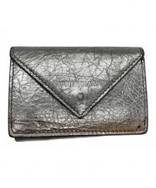 BALENCIAGA（バレンシアガ）の古着「コンパクトウォレット」｜シルバー