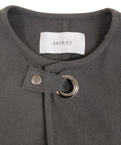 ASTRAET（アストラット）ASTRAET (アストラット) メルトンノーカラーポンチョ 5425-299-0236 グレー サイズ:サイズ表記なしの古着・服飾アイテム