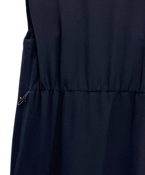UNITED ARROWS（ユナイテッドアローズ）UNITED ARROWS (ユナイテッドアローズ) COMFYドロストフレンチスリーブワンピース ネイビー サイズ:38の古着・服飾アイテム