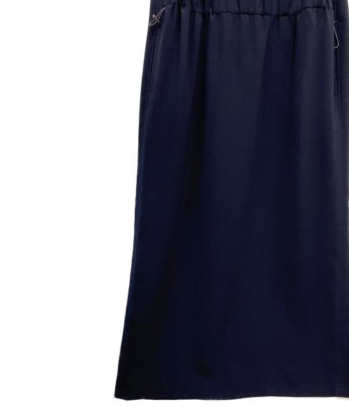 UNITED ARROWS（ユナイテッドアローズ）UNITED ARROWS (ユナイテッドアローズ) COMFYドロストフレンチスリーブワンピース ネイビー サイズ:38の古着・服飾アイテム