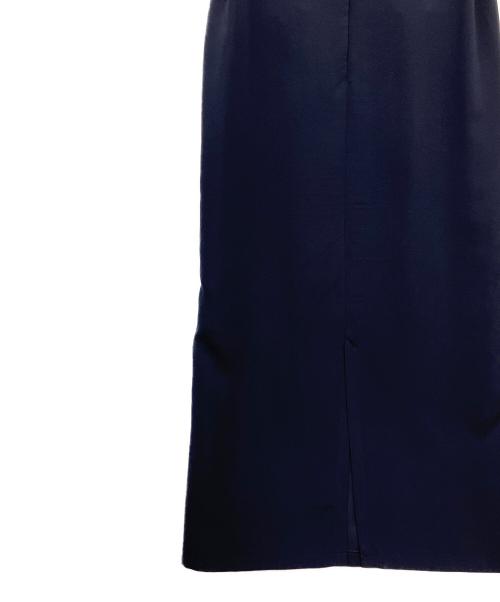 UNITED ARROWS（ユナイテッドアローズ）UNITED ARROWS (ユナイテッドアローズ) COMFYドロストフレンチスリーブワンピース ネイビー サイズ:38の古着・服飾アイテム