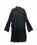 totemeトーテム）の古着「PINA LONG SHIRTS DRESS」｜ブラック