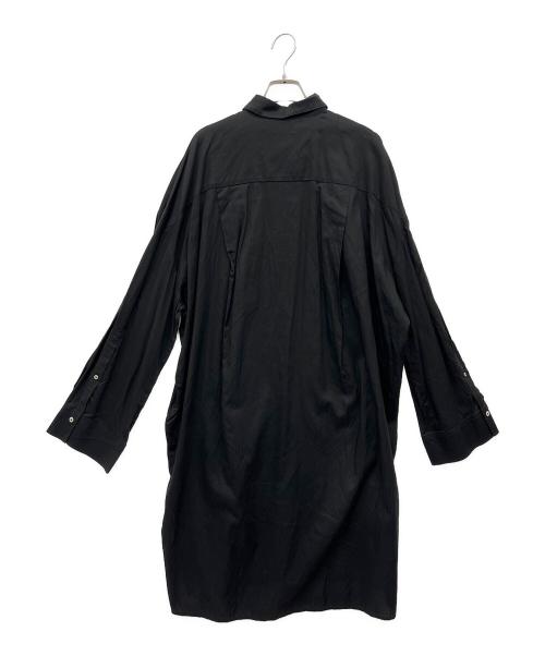 toteme（トーテム）toteme (トーテム) PINA LONG SHIRTS DRESS ブラック サイズ:Sの古着・服飾アイテム