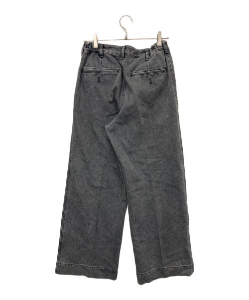 PUBLIC TOKYO（パブリックトウキョウ）PUBLIC TOKYO (パブリックトウキョウ) エバーク リースデニムタックスラックス グレー サイズ:2の古着・服飾アイテム