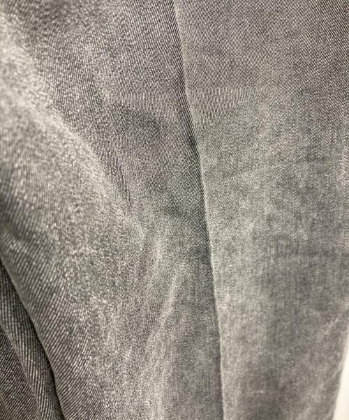 PUBLIC TOKYO（パブリックトウキョウ）PUBLIC TOKYO (パブリックトウキョウ) エバーク リースデニムタックスラックス グレー サイズ:2の古着・服飾アイテム