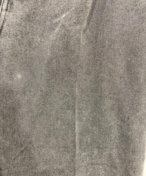 PUBLIC TOKYO（パブリックトウキョウ）PUBLIC TOKYO (パブリックトウキョウ) エバーク リースデニムタックスラックス グレー サイズ:2の古着・服飾アイテム