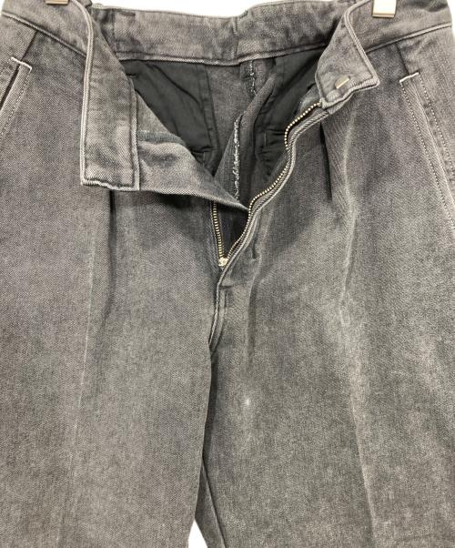 PUBLIC TOKYO（パブリックトウキョウ）PUBLIC TOKYO (パブリックトウキョウ) エバーク リースデニムタックスラックス グレー サイズ:2の古着・服飾アイテム