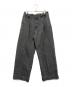 PUBLIC TOKYO（パブリックトウキョウ）の古着「エバーク リースデニムタックスラックス」｜グレー