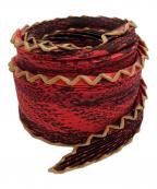 HERMESエルメス）の古着「プリーツスカーフ」｜ルージュ