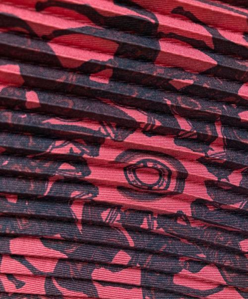 HERMES（エルメス）HERMES (エルメス) プリーツスカーフ ルージュ サイズ:-の古着・服飾アイテム