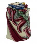 HERMESエルメス）の古着「スカーフ」｜ボルドー/ライトグリーン