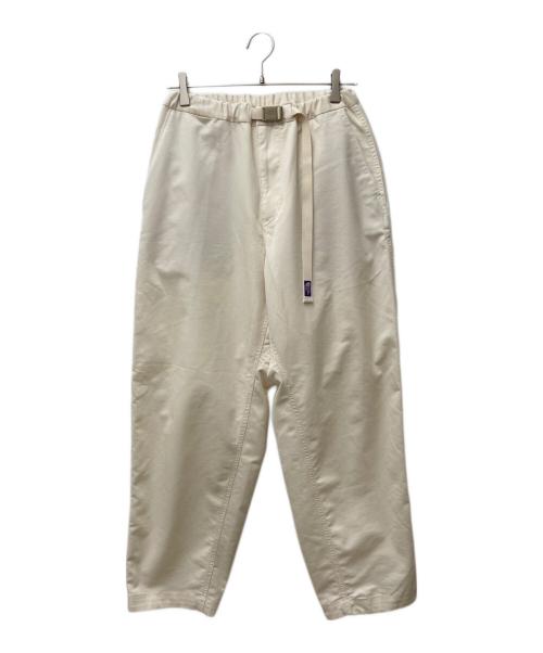 THE NORTHFACE PURPLELABEL（ザ・ノースフェイス パープルレーベル）THE NORTHFACE PURPLELABEL (ザ・ノースフェイス パープルレーベル) Stretch Twill Wide Tapered Pants　NT5302N アイボリー サイズ:32の古着・服飾アイテム